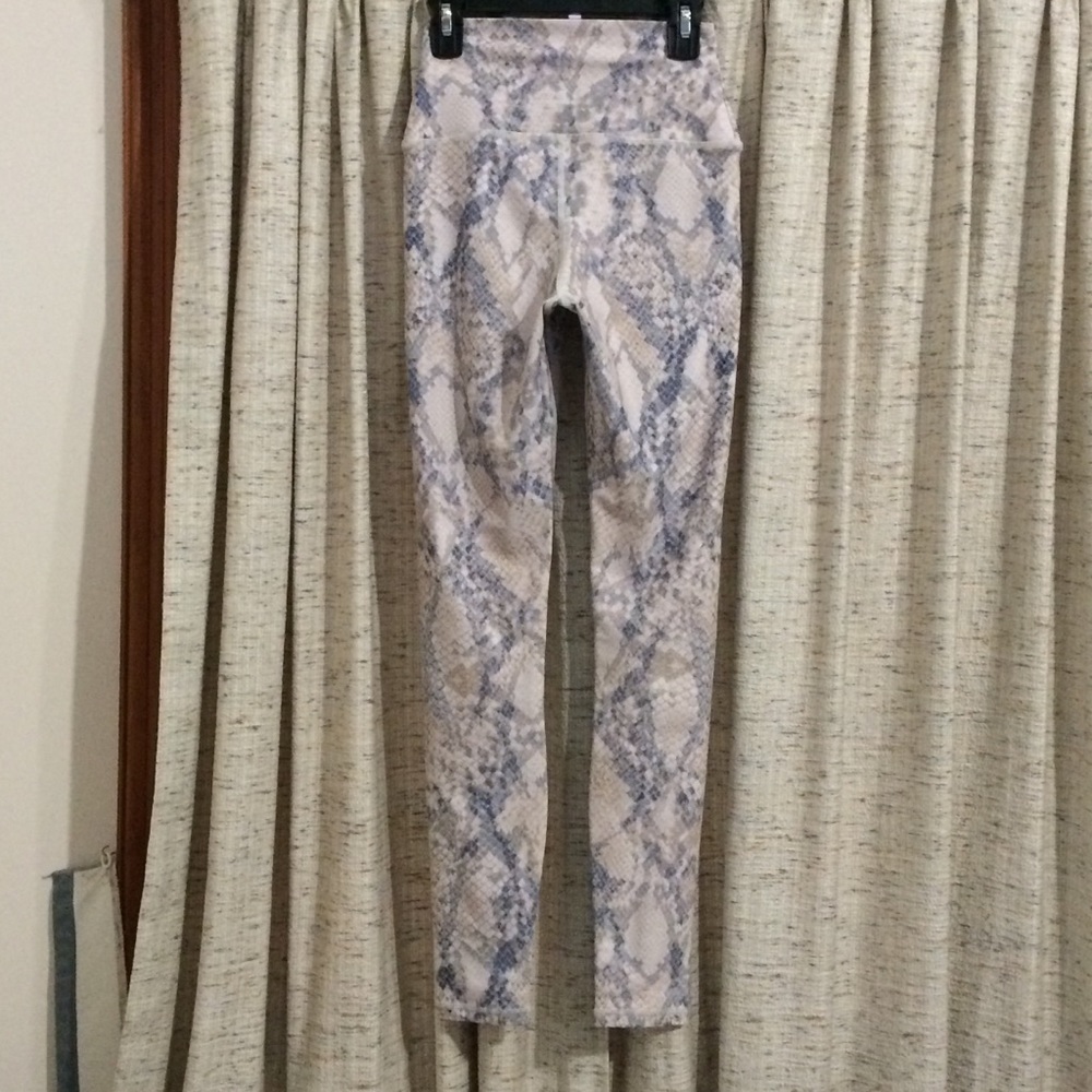 Carbon38 Python Snakeskin Print High Waisted Legg… - image 6